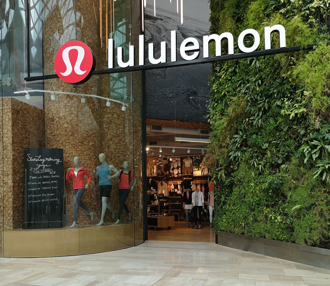 Lululemon storefront