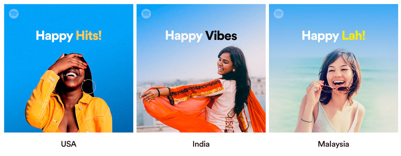 Spotify playlist covers, from Spotify Design