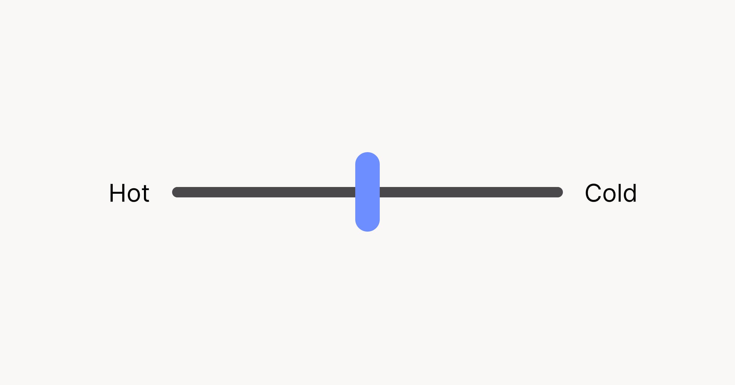 An example of a range input
