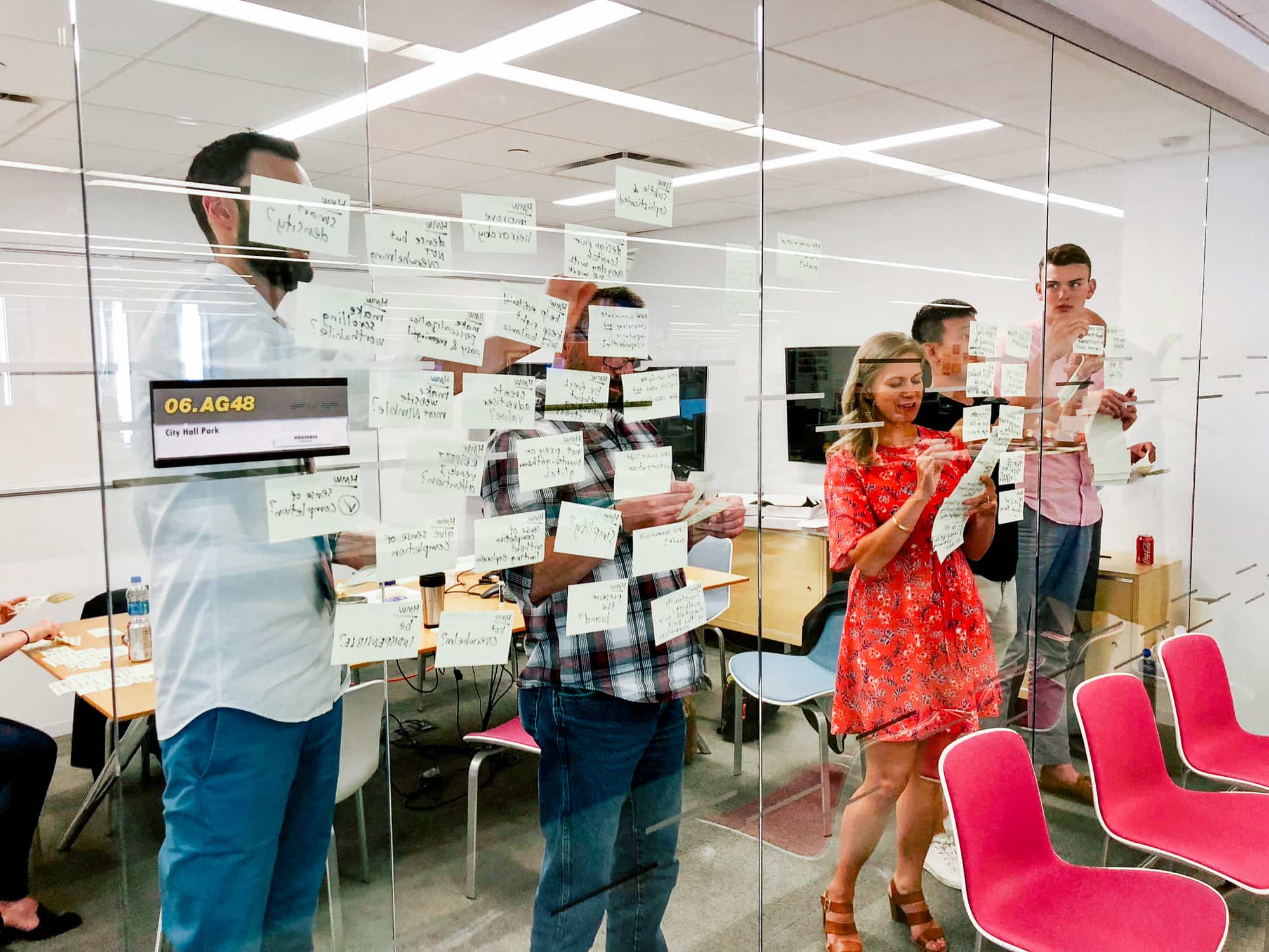 The WSJ Design team at a recent design sprint